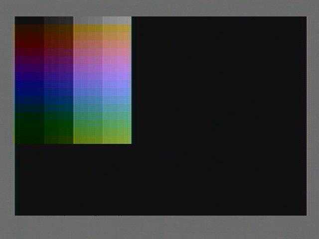 Palette before fixing video-DAC