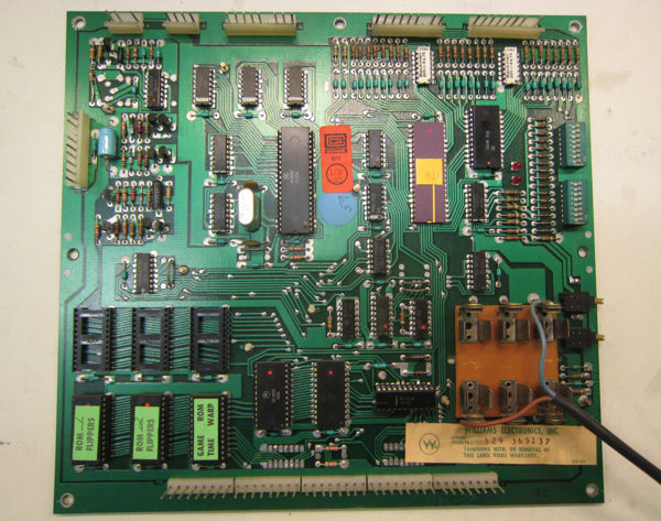 CPU board before restoration.