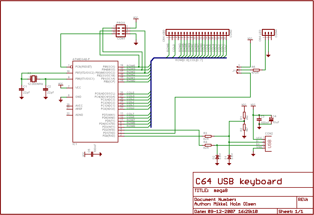 SYMLiNK.DK - C64 USB Keyboard